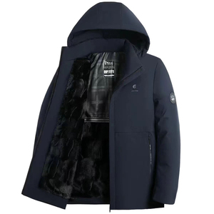 大货主推新款！683/P72加绒加厚商务棉衣爸爸棉服中老年男装棉服,女惊艳穿搭图片