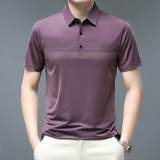 2307/P30商务短袖男中青年爸爸薄款休闲短袖polo衫潮流父亲装，男装Polo衫，星座1216