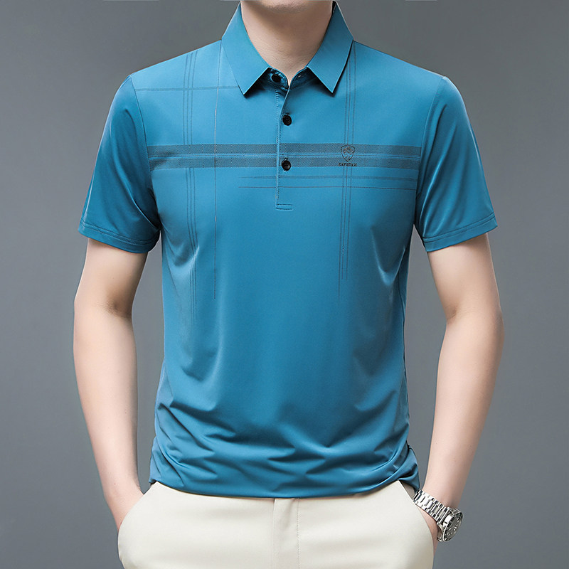 2311/P302023夏季新款短袖T恤中青年爸爸薄款休闲polo衫男,男装Polo衫,星座1216