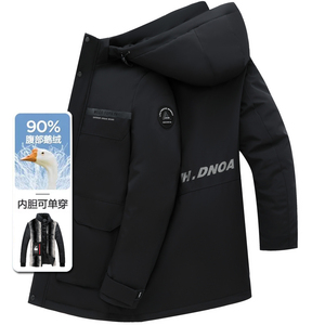 新标90鹅绒服！@主推！可脱内胆！8306/P215商务爸爸羽绒服图片