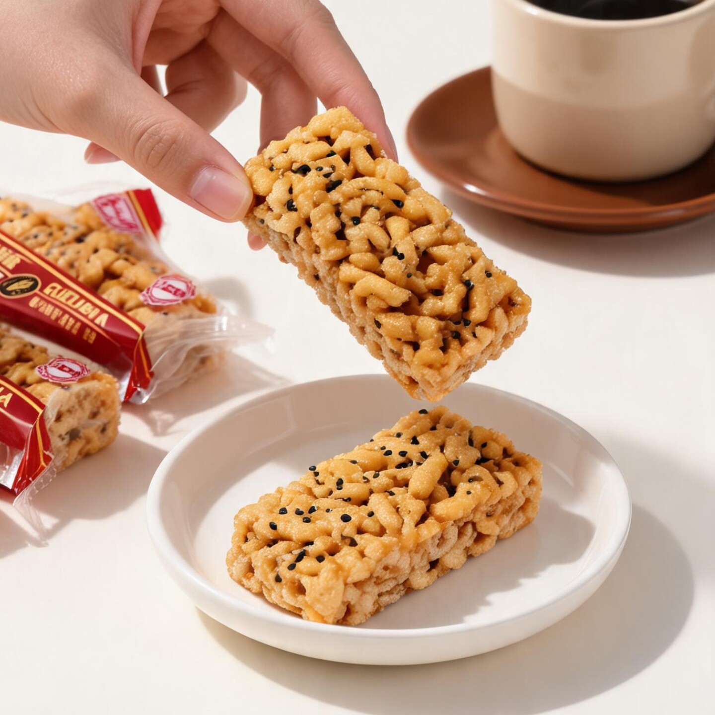 老式酥脆沙琪玛糕点果子点心传统制作怀旧零食办公室宿舍宵夜代餐
