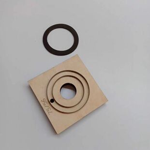 激光刀模圆形同心圆皮具硅胶密封圈下料刀模可来图定制一个起订