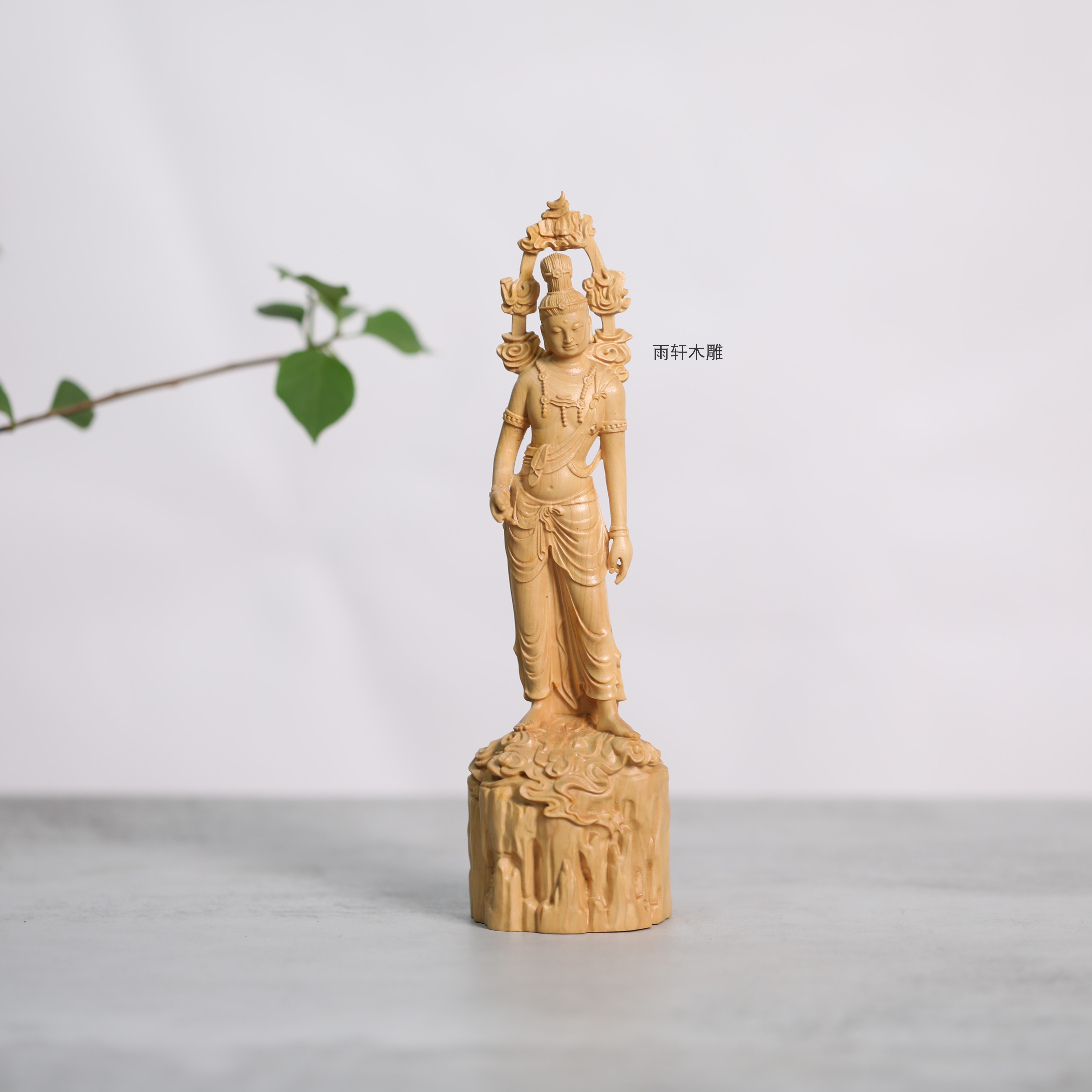 正宗小叶黄杨木雕如来佛祖摆件