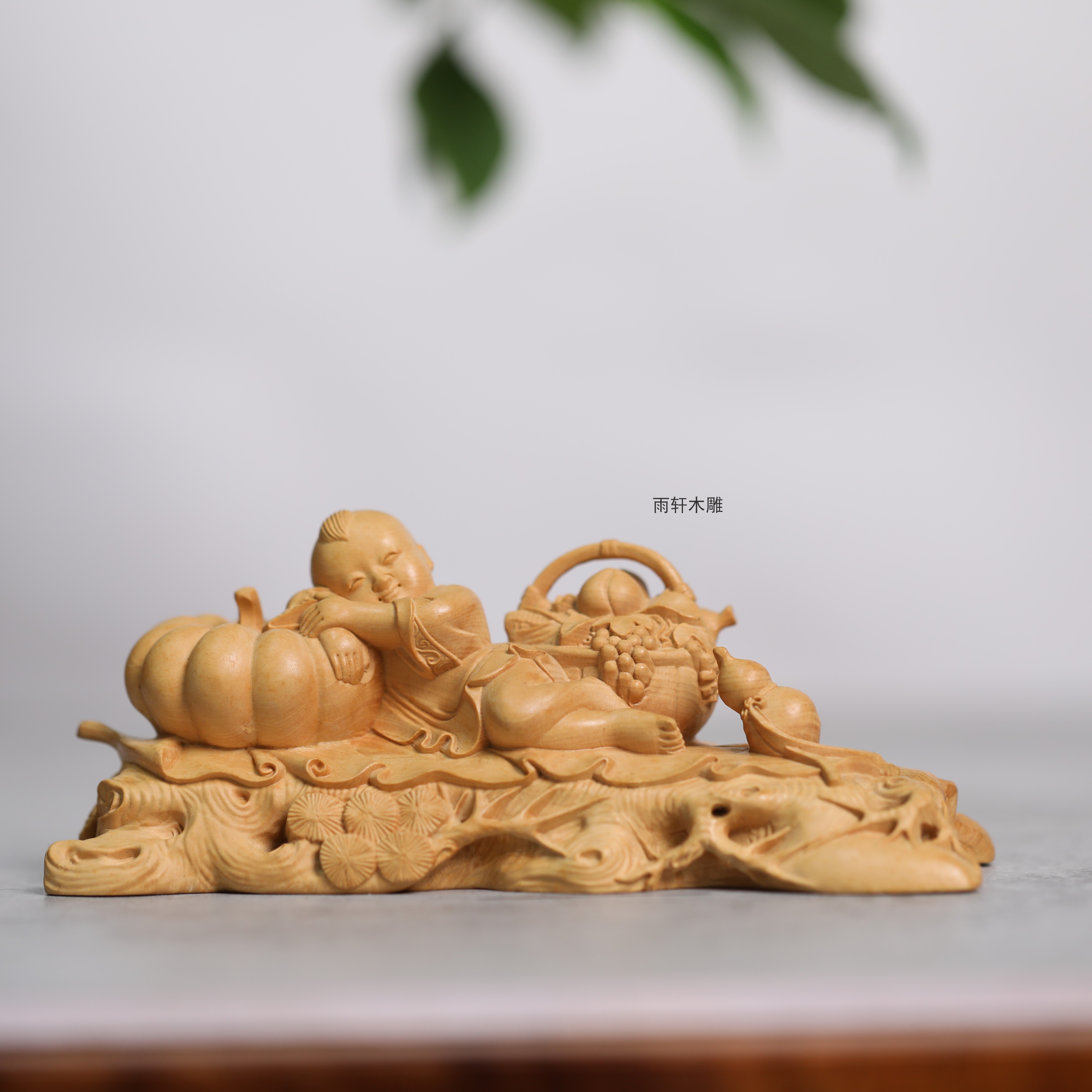 圆雕五谷丰登家居装饰摆件中式