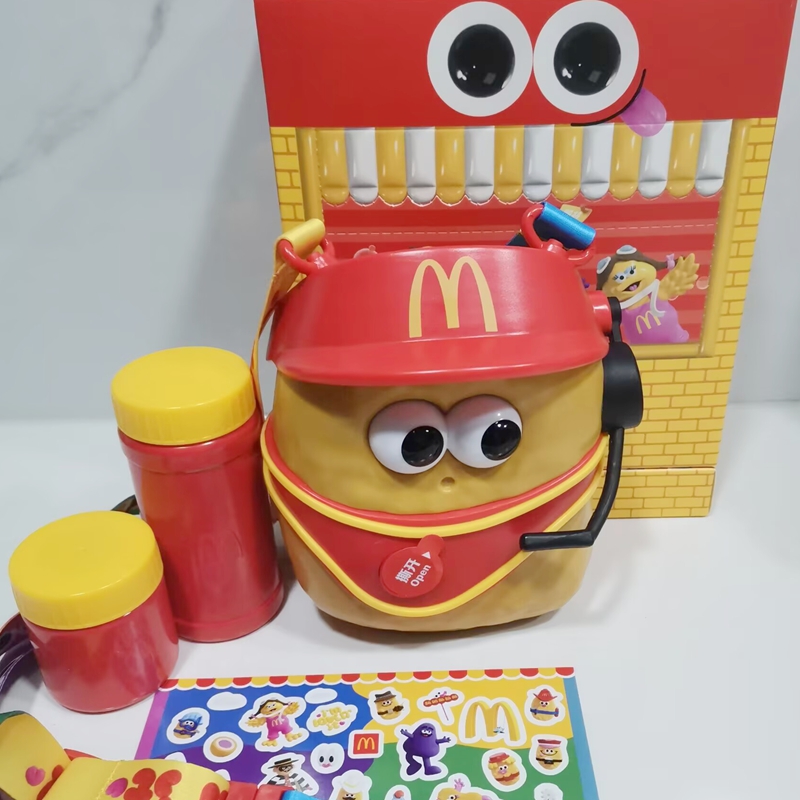 麦当劳泡泡机小红帽小萌怪对讲机