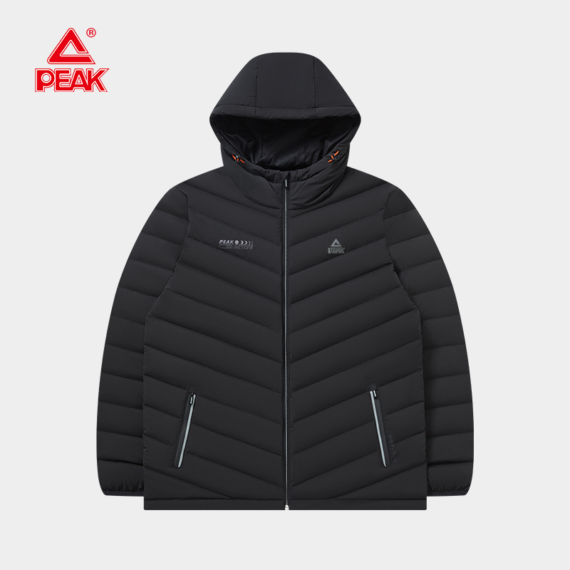 匹克轻薄羽绒服男冬季官方正品潮牌保暖防风连帽外套