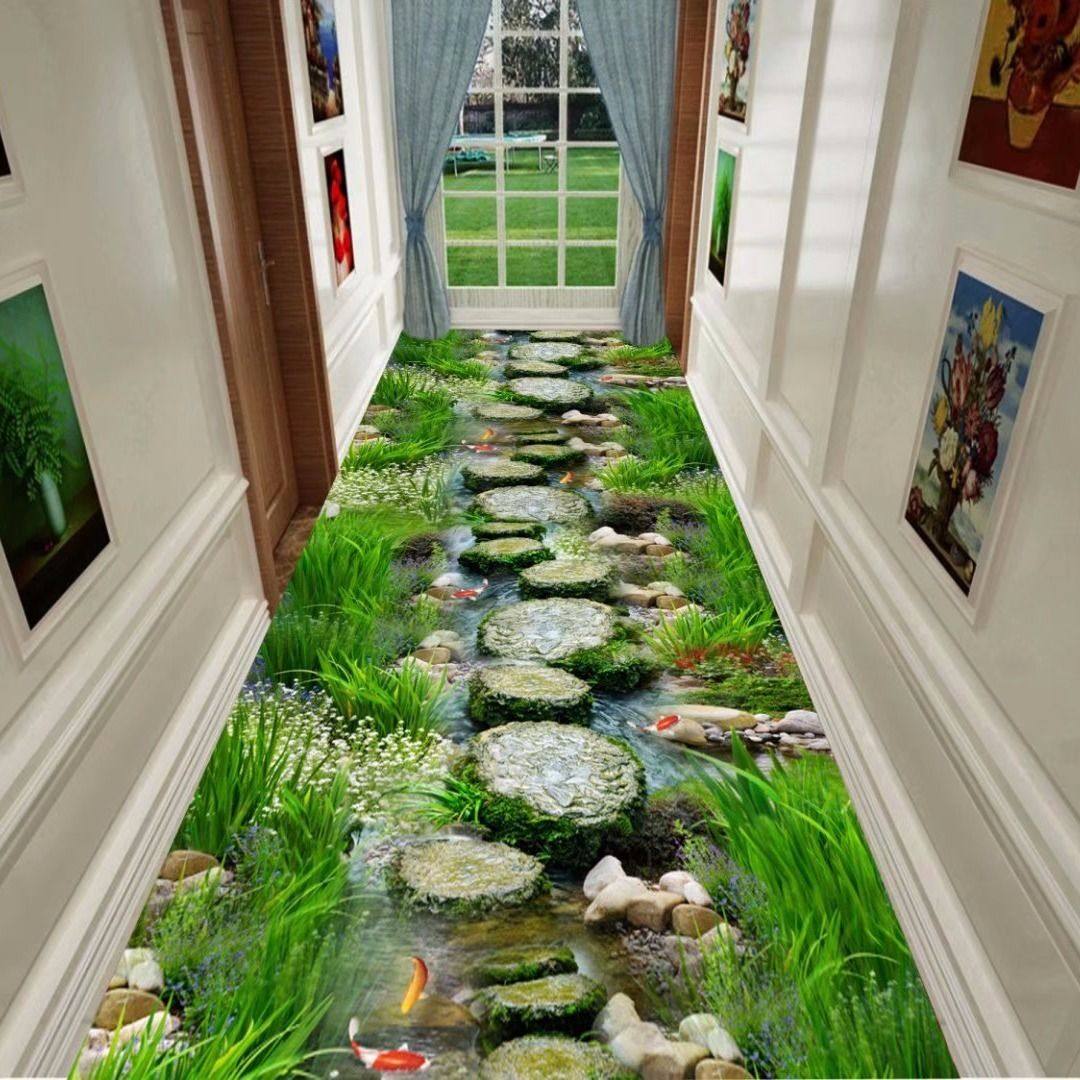 5d three-dimensional landscape High altitude Corridor Mat Entrance a living room bedroom Bedside blanket Windows blanket Can be cut carpet Matin the Home Fabric , Carpet  category - from Buy2taobao.com to provide professional Taobao agent buy service