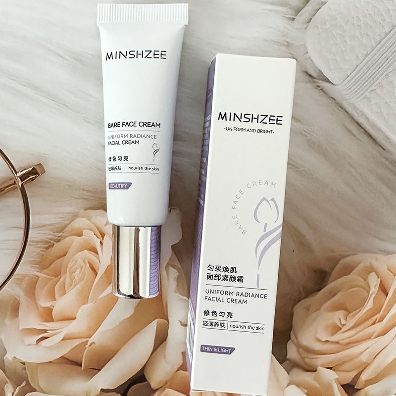 MINSHZEE/茗希芝匀采焕肌面部素颜霜轻薄养肤自然裸妆懒人霜哑光