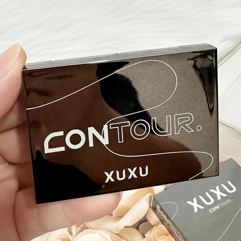 xuxu极简塑形影修容盘自然立体修饰轮廓修容一体盘提亮化妆打底