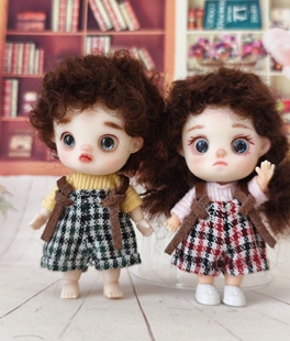 新款原创ymy幼体娃衣ob11娃娃娃衣6厘米娃衣迷糊娃套装