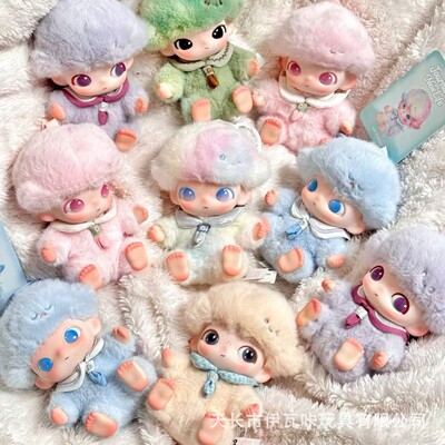 新品PPMT DIMOO新生日记系列搪胶玩具娃娃盲盒潮玩钥匙扣毛绒挂件