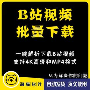 B站视频下载软件网页视频提取保存工具 高清代下载FLV转换MP4格式