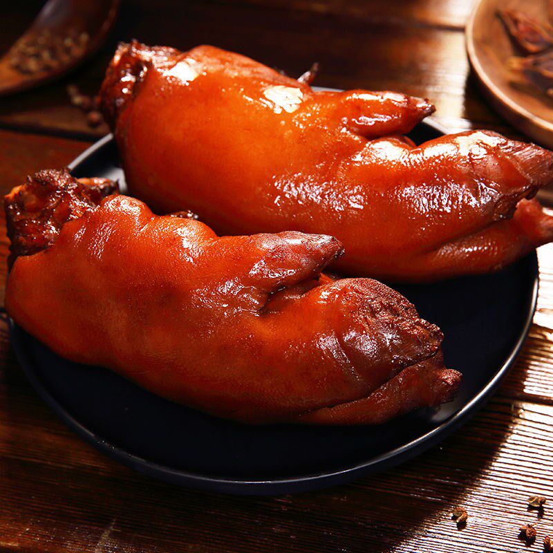 流亭猪蹄青岛特产五香麻辣猪蹄香辣猪蹄熟食肉食400g*2