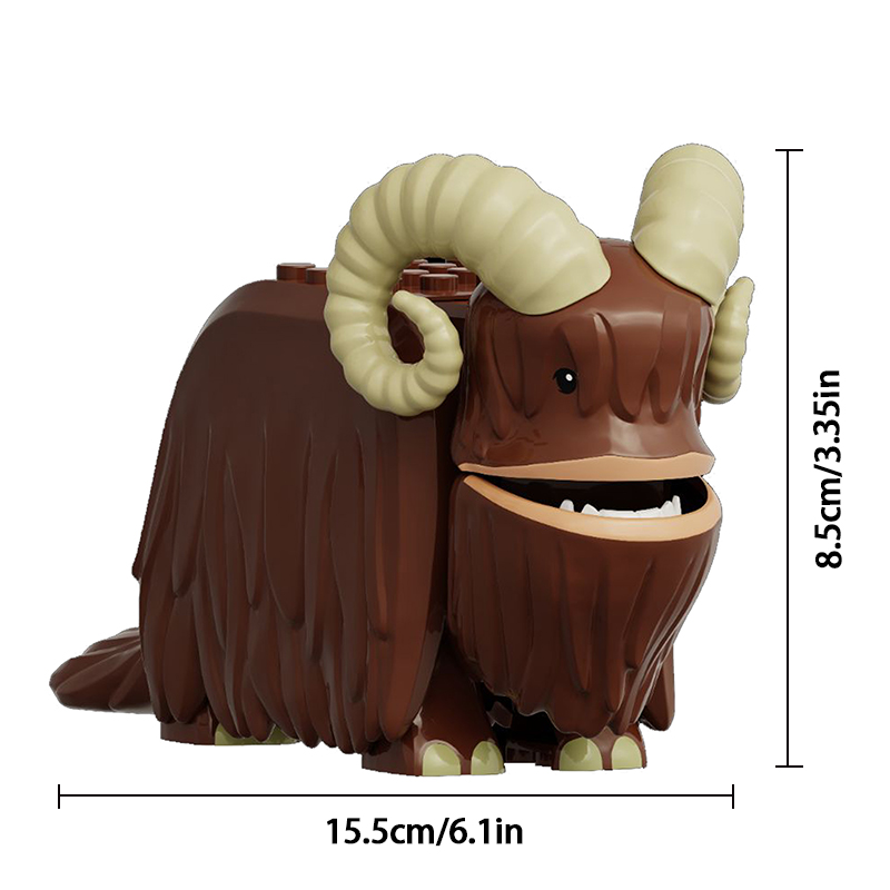 LK0003星球大战班萨兽天行者人仔大坐骑高长15厘米积木玩具