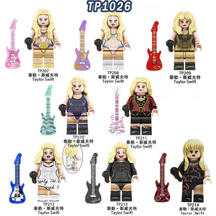 歌手拼装 Swift 积木人仔儿童益智玩具 Taylor TP1026泰勒斯威夫特