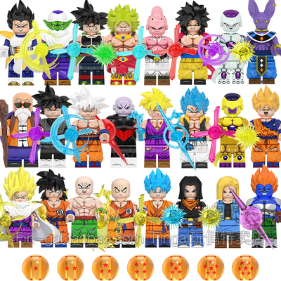 积木拼装人仔七龙珠贝吉塔