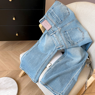 高腰显瘦百搭休闲直筒裤 小C家 春季 女2026新款 子 莱赛尔天丝牛仔裤