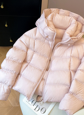 小C家 高质量鹅绒羽绒服女款2025新款冬季保暖面包服宽松连帽外套