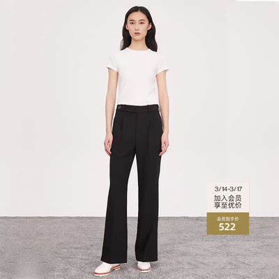 commemoi圆领罗纹T恤