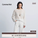 一字领镂空针织罩衫 女装 MOI吕燕设计师2026年早春新款 COMME
