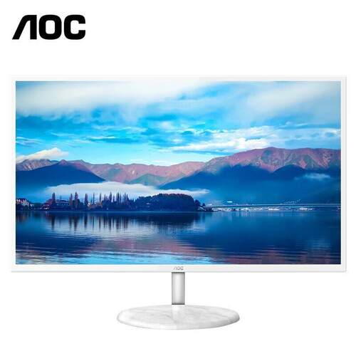 AOC Q32N2S 31.5英寸2K清75HZ低蓝光不闪IPS广视角珍珠白色时尚