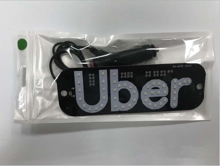 汽车  UB车牌ER 拉活灯 LED灯 lyft/uber/grab
