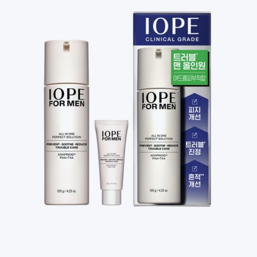 新品韩国IOPE XMD临床全能修复男士PDRN精华 提拉紧致 保湿修复