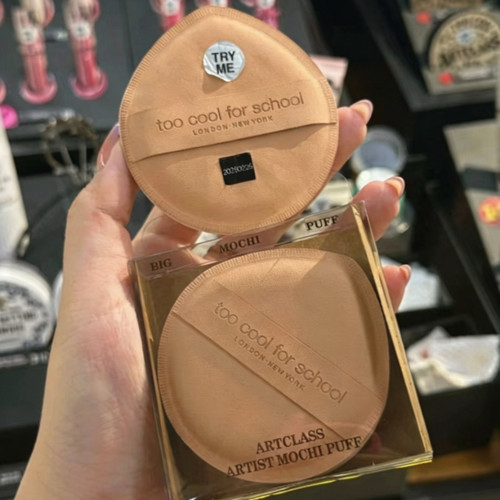 韩国too cool for school涂库泡芙粉扑粉底气垫上妆贴服不吃粉