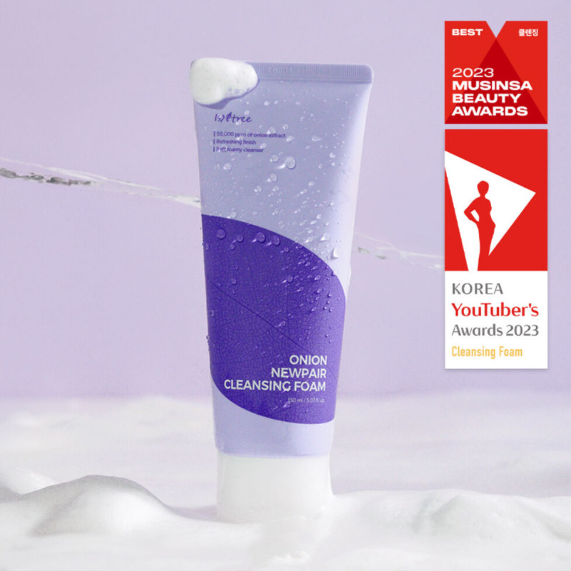 韩国isntree紫色洋葱洗面奶深层清洁毛孔舒缓洁面乳淡化痘疤痘印