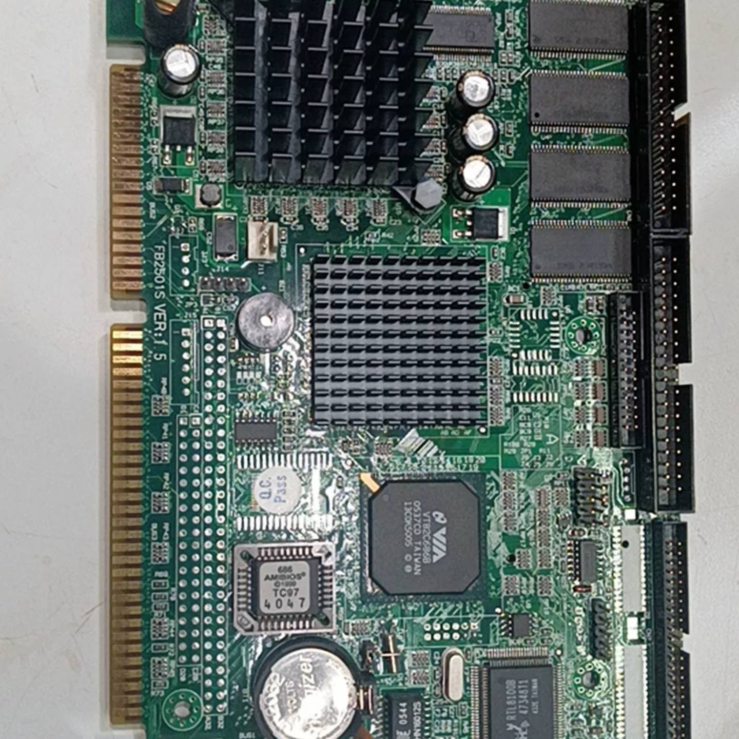 可议价函数工控机设备主板 FB2501S VER1.5 集成网卡