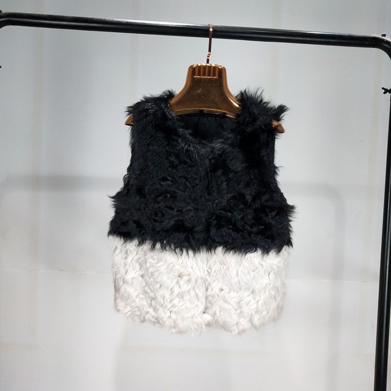 海宁外套皮毛一体女羊羔毛皮草