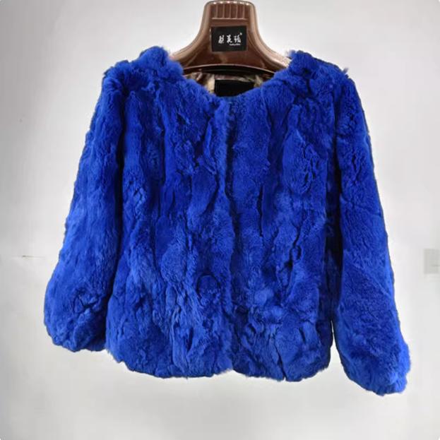 拼皮女士短款海宁韩版修身外套