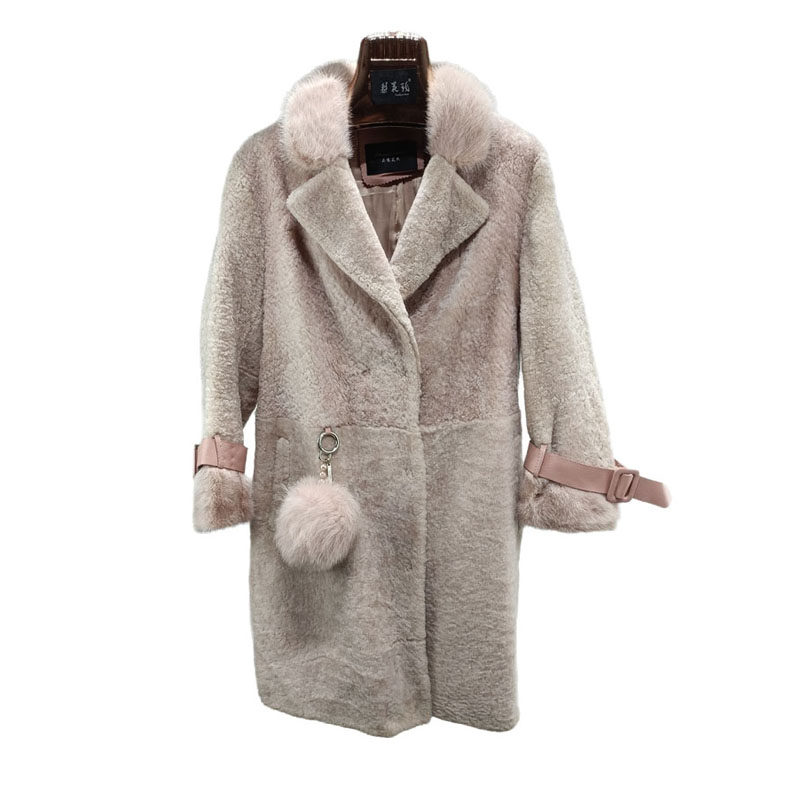 微瑕疵处理！整皮水貂毛领皮草外套真皮真毛羊毛皮毛一体中长款特,女装/女士精品,皮草,淘宝优惠券,粉丝福利购,淘宝优惠卷