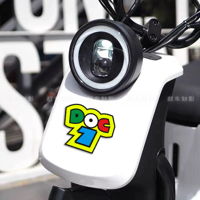 魅影车贴 46 ROSSI罗西摩托车 电动车反光个性贴