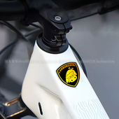 创意自行车电单车反光防水贴 法拉驴搞笑个性 魅影车贴 兰博基牛