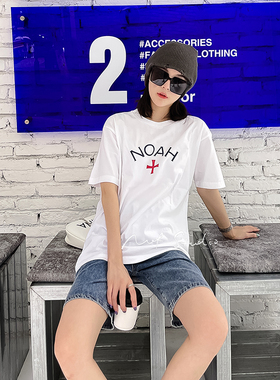 NOF studio  初代十字美潮宽松休闲短袖T恤 男女同款