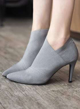 short boots plus size women's shoes high heels women's shoes