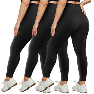 Women's plus size yoga pants, fitness high waisted  leggings