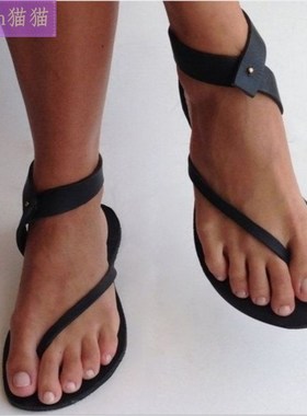 2018平底鞋大码凉鞋女Summer Women Flat Sandals Woman Shoes