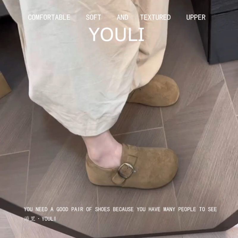 羊皮版~复古勃肯鞋女2025新款