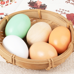 仿真假鸡蛋实心整蛊道具整人恶搞鸡窝引蛋模型石头耐摔儿童玩具真