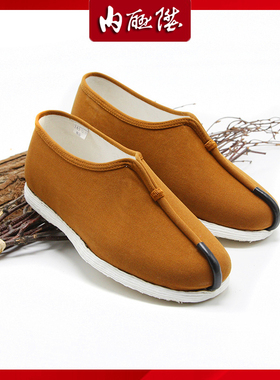 内联升僧鞋男鞋春秋布鞋手工千层底老北京布鞋居士鞋罗汉鞋8105A