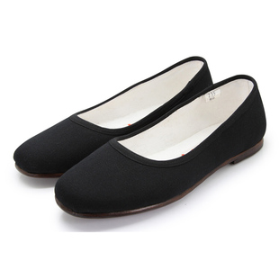 内联升女布鞋老北京布鞋女鞋皮底礼服呢海元鞋休闲平跟7206A