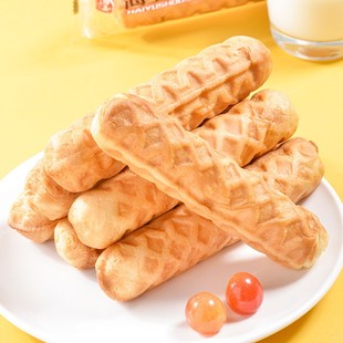 山西海玉手撕棒面包1000g整箱原味酸奶奶茶抹茶味华夫棒早餐蛋糕