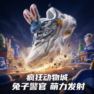 李宁疯狂动物城联名系列2025新款百搭猫爪LITE3女子休闲鞋AGCV390