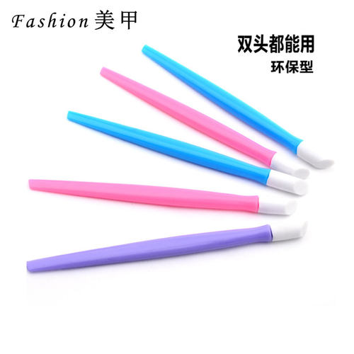 美甲贴纸推平棒 小按压棒 推平指甲油甲油胶3d贴纸专用硅胶笔工具
