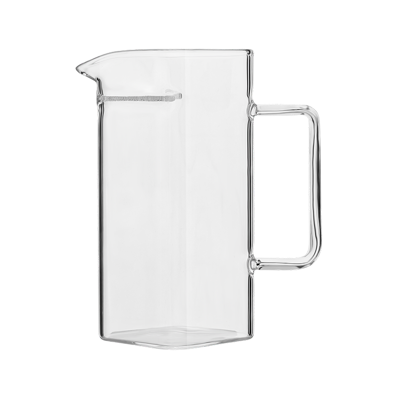 加厚玻璃茶漏一体公道杯