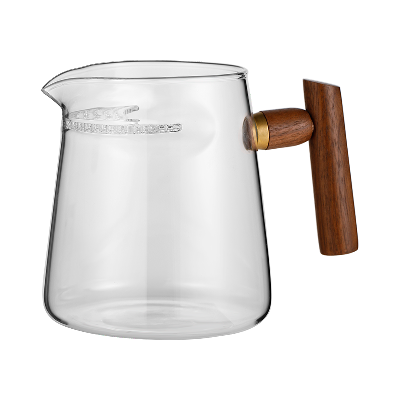 玻璃公道杯泡茶壶月牙杯