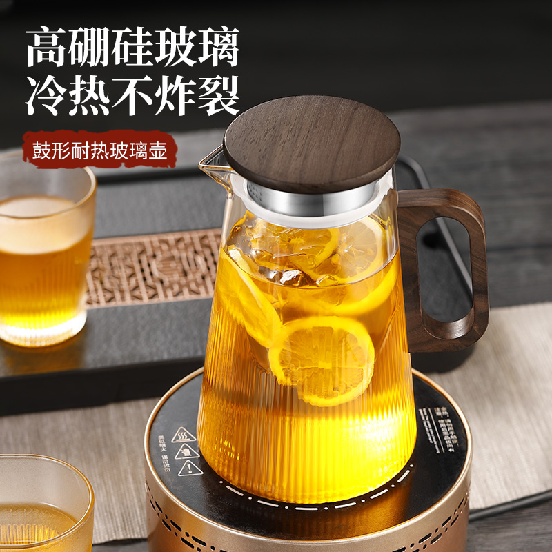 heisou中式耐高温耐热冷水壶