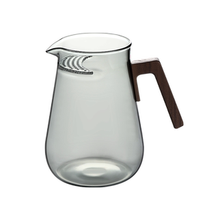 耐热月牙茶壶茶漏过滤一体玻璃泡茶壶绿茶分茶器茶水分离公道杯